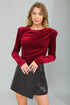 continue-this-journey-velvet-crop-top Flying Tomato-Sophia's StyleTOPS-1